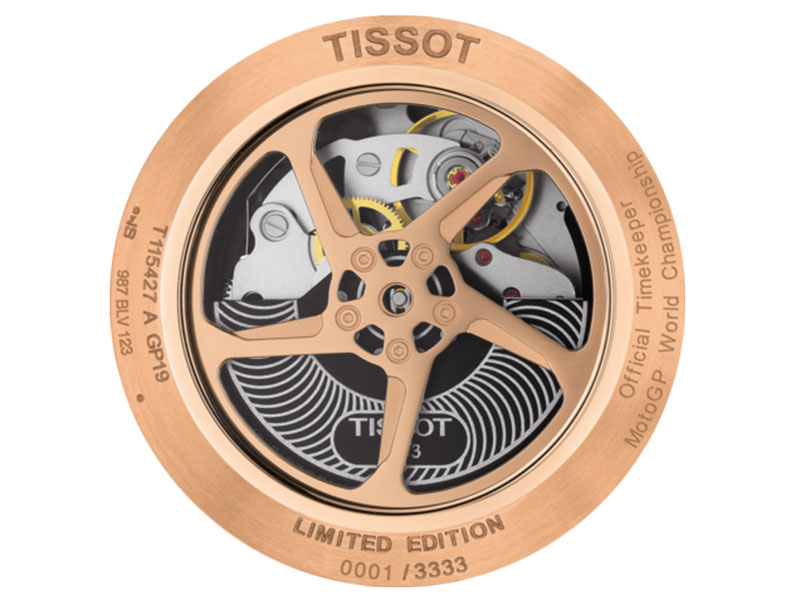 فز بالمرتبة الأولى مع ساعة السباق المثالية ساعة Tissot T-Race MotoGPTM Automatic ذات الإصدار المحدود لعام 2019